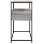 Mesa consola madera de ingeniería gris Sonoma 75x40x75 cm de , Mesas auxiliares - Ref: Foro24-834158, Precio: 65,11 €, Descue...