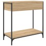 Mesa consola madera de ingeniería roble Sonoma 75x34,5x75 cm de , Mesas auxiliares - Ref: Foro24-834166, Precio: 64,64 €, Des...