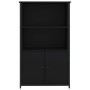 Aparador alto madera de ingeniería negro 62x32x103,5 cm de , Aparadores - Ref: Foro24-834215, Precio: 76,47 €, Descuento: %