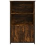 Aparador alto madera de ingeniería roble ahumado 62x32x103,5 cm de , Aparadores - Ref: Foro24-834217, Precio: 74,87 €, Descue...