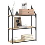 Sonoma oak engineered wood wall shelf 60x21x78.5cm by , Shelves and shelves - Ref: Foro24-835450, Price: 43,69 €, Discount: %