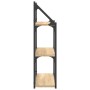 Sonoma oak engineered wood wall shelf 60x21x78.5cm by , Shelves and shelves - Ref: Foro24-835450, Price: 43,69 €, Discount: %