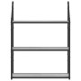 Sonoma gray engineered wood wall shelf 60x21x78.5cm by , Shelves and shelves - Ref: Foro24-835452, Price: 37,99 €, Discount: %