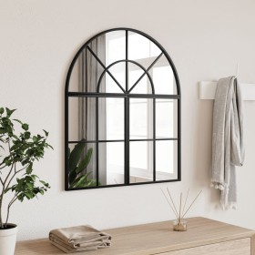 Black iron arch wall mirror 60x70 cm by , Mirrors - Ref: Foro24-3200604, Price: 100,99 €, Discount: %