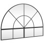 Black iron arch wall mirror 100x70 cm by , Mirrors - Ref: Foro24-3200610, Price: 126,84 €, Discount: %