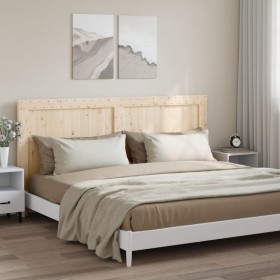 Cabecero de madera maciza de pino 200x104 cm de , Cabeceros y pies de cama - Ref: Foro24-358395, Precio: 90,99 €, Descuento: %