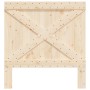 Cabecero de madera maciza de pino 100x104 cm de , Cabeceros y pies de cama - Ref: Foro24-358405, Precio: 46,99 €, Descuento: %