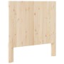 Cabecero de madera maciza de pino 100x104 cm de , Cabeceros y pies de cama - Ref: Foro24-358405, Precio: 46,99 €, Descuento: %