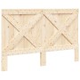 Cabecero de madera maciza de pino 160x104 cm de , Cabeceros y pies de cama - Ref: Foro24-358407, Precio: 63,33 €, Descuento: %