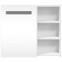 Mueble de baño con espejo y luz LED blanco 60x13x52 cm de , Tocadores de baño - Ref: Foro24-357969, Precio: 90,86 €, Descuent...