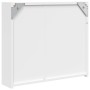 Mueble de baño con espejo y luz LED blanco 60x13x52 cm de , Tocadores de baño - Ref: Foro24-357969, Precio: 90,86 €, Descuent...