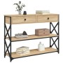 Mesa consola madera de ingeniería roble Sonoma 100x28x75 cmm de , Mesas auxiliares - Ref: Foro24-834191, Precio: 103,72 €, De...