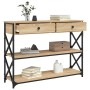 Mesa consola madera de ingeniería roble Sonoma 100x28x75 cmm de , Mesas auxiliares - Ref: Foro24-834191, Precio: 103,72 €, De...