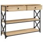 Mesa consola madera de ingeniería roble Sonoma 100x28x75 cmm de , Mesas auxiliares - Ref: Foro24-834191, Precio: 103,72 €, De...