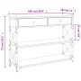 Konsolentisch aus Sonoma-Eichenholzwerkstoff, 100 x 28 x 75 cm von , Seitentische - Ref: Foro24-834191, Preis: 103,72 €, Raba...