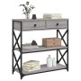 Mesa consola madera de ingeniería gris Sonoma 75x28x75 cm de , Mesas auxiliares - Ref: Foro24-834198, Precio: 81,36 €, Descue...