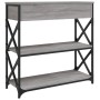 Mesa consola madera de ingeniería gris Sonoma 75x28x75 cm de , Mesas auxiliares - Ref: Foro24-834198, Precio: 81,36 €, Descue...