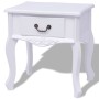 Nightstands 2 units white MDF by vidaXL, Side tables - Ref: Foro24-242750, Price: 142,13 €, Discount: %