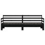 Sofá cama nido madera maciza de pino negro 90x200 cm de , Camas y somieres - Ref: Foro24-836149, Precio: 190,82 €, Descuento: %