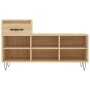 Mueble zapatero madera contrachapada roble Sonoma 102x36x60 cm de , Zapateros y organizadores de calzado - Ref: Foro24-831367...