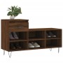 Mueble zapatero madera contrachapada roble marrón 102x36x60 cm de , Zapateros y organizadores de calzado - Ref: Foro24-831371...