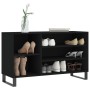 Black plywood shoe cabinet 102x36x60 cm by , Shoe racks and shoe organizers - Ref: Foro24-831421, Price: 51,50 €, Discount: %