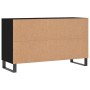 Black plywood shoe cabinet 102x36x60 cm by , Shoe racks and shoe organizers - Ref: Foro24-831421, Price: 51,50 €, Discount: %