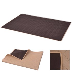 Beige und braune Picknickdecke 100x150 cm von vidaXL, Picknickdecken - Ref: Foro24-131578, Preis: 20,99 €, Rabatt: %