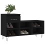 Mueble zapatero madera contrachapada negro 102x36x60 cm de , Zapateros y organizadores de calzado - Ref: Foro24-831365, Preci...