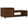 Mesa de centro madera contrachapada roble marrón 100x50x45 cm de , Mesas de centro - Ref: Foro24-830827, Precio: 46,72 €, Des...