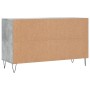 Mueble zapatero madera contrachapada gris hormigón 102x36x60 cm de , Zapateros y organizadores de calzado - Ref: Foro24-83141...