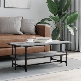 Sonoma gray plywood coffee table 100x50x40 cm by , Coffee table - Ref: Foro24-835322, Price: 41,99 €, Discount: %