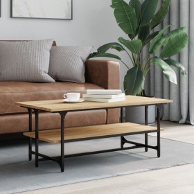 Mesa de centro madera contrachapada roble Sonoma 100x50x40 cm de , Mesas de centro - Ref: Foro24-835320, Precio: 48,05 €, Des...