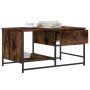 Mesa de centro madera contrachapada roble ahumado 85,5x51x45 cm de , Mesas de centro - Ref: Foro24-835341, Precio: 53,53 €, D...