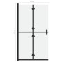 Folding shower screen frosted ESG glass 80x190 cm by , Shower walls and screens - Ref: Foro24-151193, Price: 204,53 €, Discou...