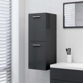 Armario de baño madera contrachapada gris 30x30x80 cm de , Muebles de baño - Ref: Foro24-804990, Precio: 47,99 €, Descuento: %