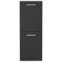 Armario de baño madera contrachapada gris 30x30x80 cm de , Muebles de baño - Ref: Foro24-804990, Precio: 47,99 €, Descuento: %