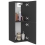 Gray plywood bathroom cabinet 30x30x80 cm by , Bathroom furniture - Ref: Foro24-804990, Price: 47,99 €, Discount: %