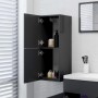 Armario de baño madera contrachapada gris 30x30x80 cm de , Muebles de baño - Ref: Foro24-804990, Precio: 47,99 €, Descuento: %