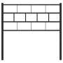 Black metal headboard 100 cm by , Headboards and footboards - Ref: Foro24-355688, Price: 22,68 €, Discount: %