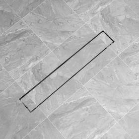 Desagüe de ducha lineal acero inoxidable 730x140 mm de vidaXL, Desagües - Ref: Foro24-142173, Precio: 59,99 €, Descuento: %