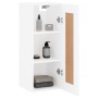 White engineered wood wall cabinet 34.5x34x90 cm by , Sideboards - Ref: Foro24-835018, Price: 35,99 €, Discount: %