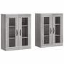 Armarios de pared 2 uds madera de ingeniería gris Sonoma de , Aparadores - Ref: Foro24-3197975, Precio: 177,31 €, Descuento: %