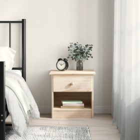 ALTA bedside table solid pine wood 41x35x41 cm by , Nightstands - Ref: Foro24-353913, Price: 56,17 €, Discount: %