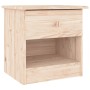 ALTA bedside table solid pine wood 41x35x41 cm by , Nightstands - Ref: Foro24-353913, Price: 58,66 €, Discount: %