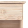 ALTA bedside table solid pine wood 41x35x41 cm by , Nightstands - Ref: Foro24-353913, Price: 58,66 €, Discount: %