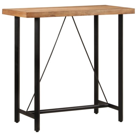 Hochtisch aus Eisen und massivem Akazienholz, 110 x 55 x 107 cm von , Küchen- und Esstische - Ref: Foro24-356370, Preis: 228,...