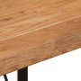 Iron and solid acacia wood high table 110x55x107 cm by , Kitchen and dining tables - Ref: Foro24-356370, Price: 227,99 €, Dis...