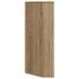 Corner bathroom cabinet with oak mirror 30x24x60 cm by , bathroom vanities - Ref: Foro24-357980, Price: 89,21 €, Discount: %