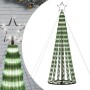 Weihnachtsbaum-Lichtkegel 275 kaltweiße LEDs 180 cm von , Weihnachtsbeleuchtung - Ref: Foro24-358065, Preis: 50,19 €, Rabatt: %